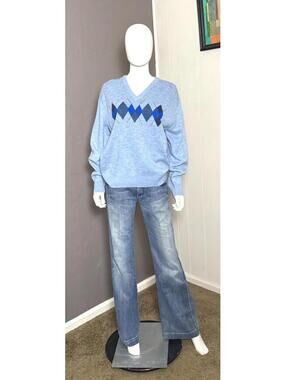 1970's Pullover Argyle Sweater from Etonic size M/L